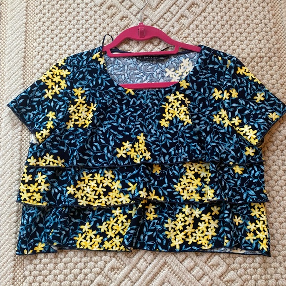 NWT: Zara Ruffle Top - Picture 8 of 8